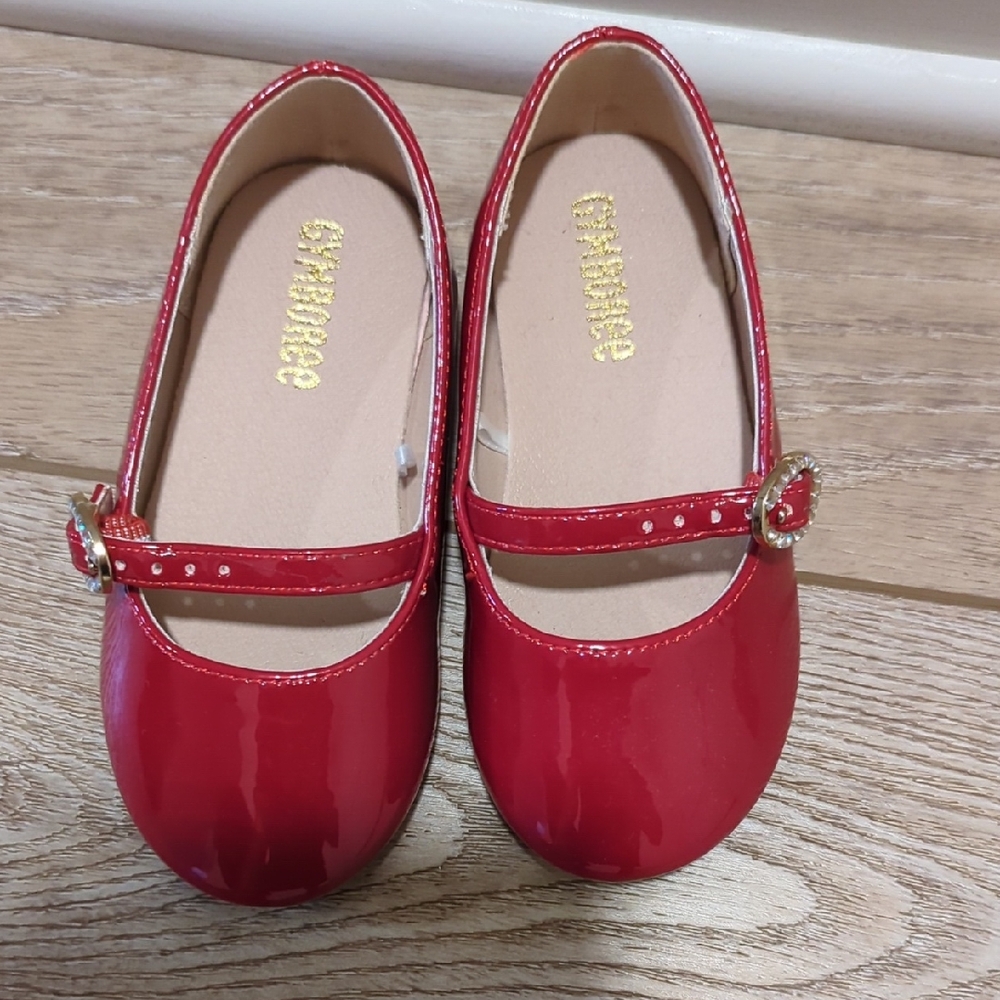 Gymboree Shiny Red Mary Jane Dress Shoes